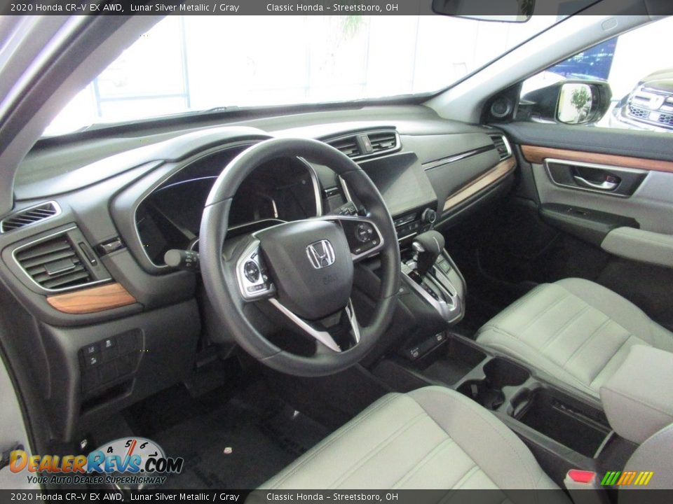 2020 Honda CR-V EX AWD Lunar Silver Metallic / Gray Photo #28