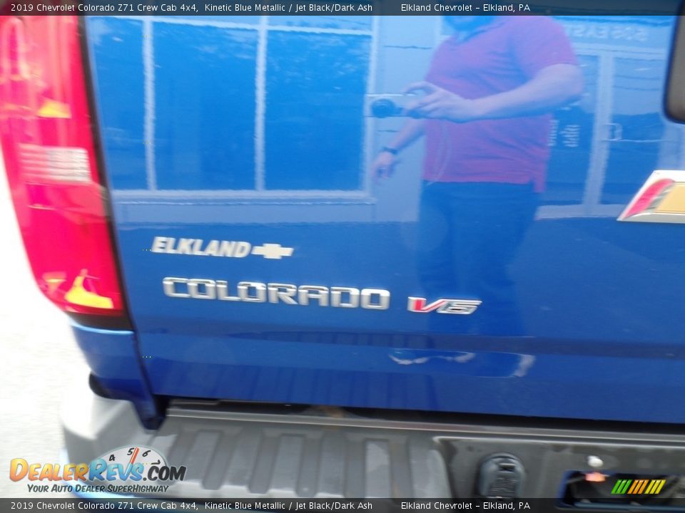 2019 Chevrolet Colorado Z71 Crew Cab 4x4 Kinetic Blue Metallic / Jet Black/Dark Ash Photo #14