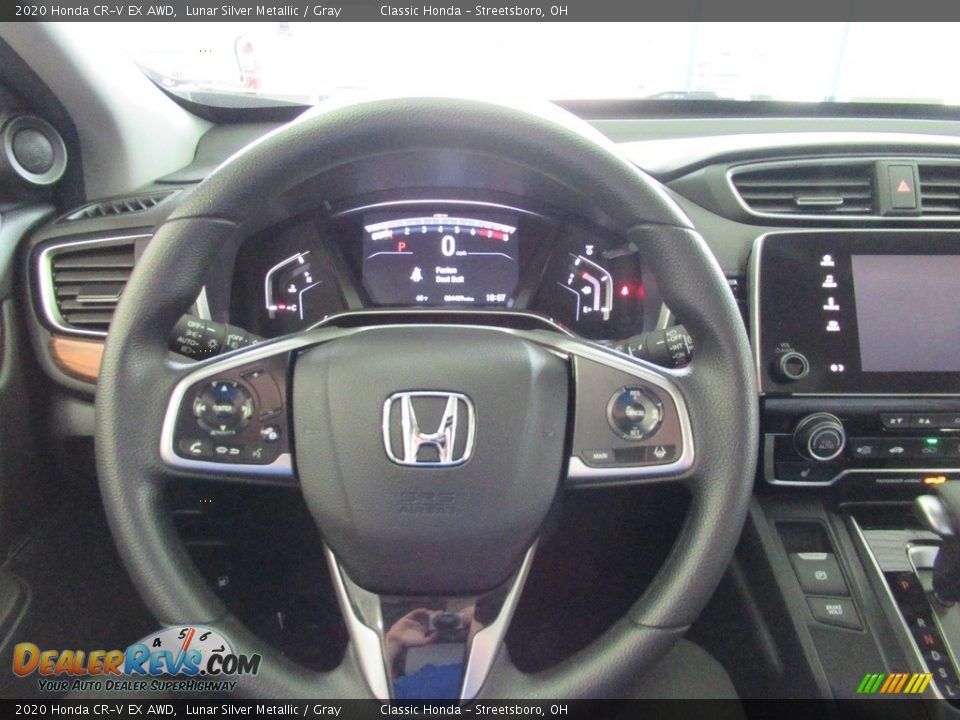2020 Honda CR-V EX AWD Lunar Silver Metallic / Gray Photo #31
