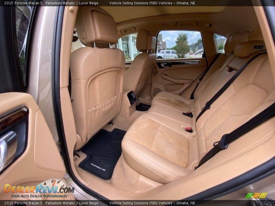 2015 Porsche Macan S Palladium Metallic / Luxor Beige Photo #5