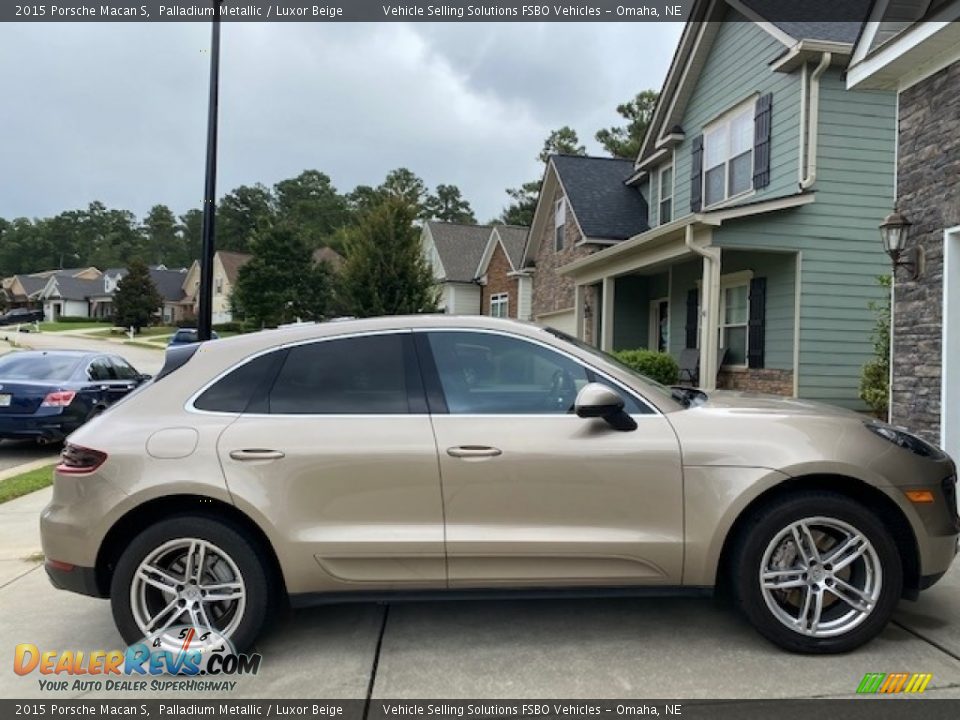 2015 Porsche Macan S Palladium Metallic / Luxor Beige Photo #6