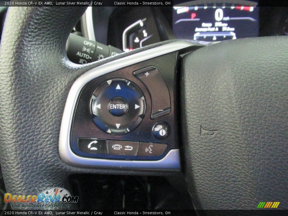 2020 Honda CR-V EX AWD Lunar Silver Metallic / Gray Photo #32