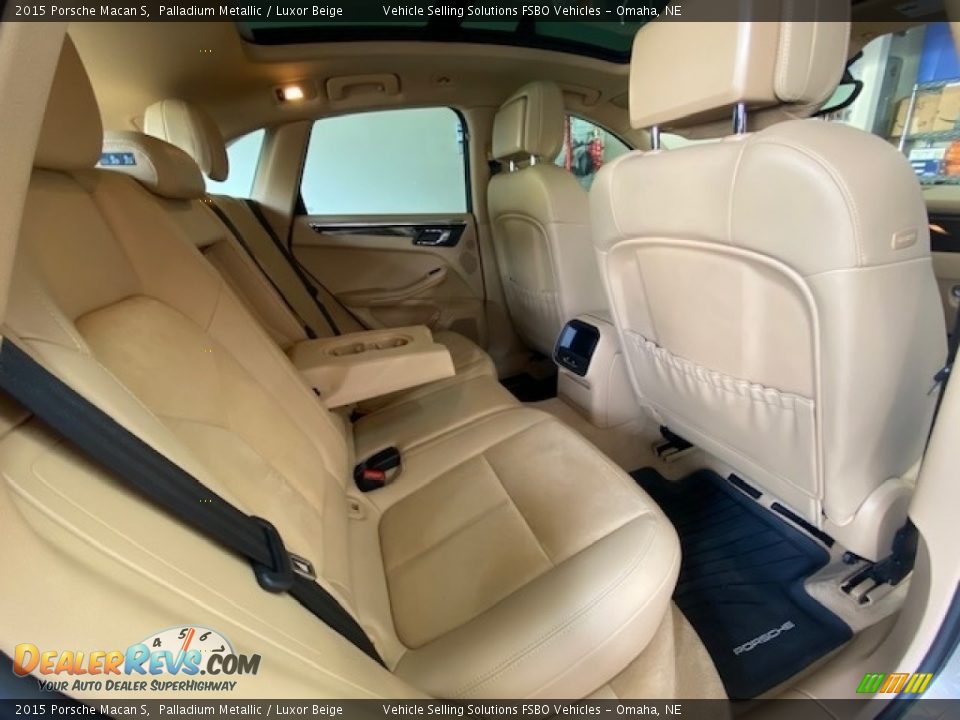 2015 Porsche Macan S Palladium Metallic / Luxor Beige Photo #7