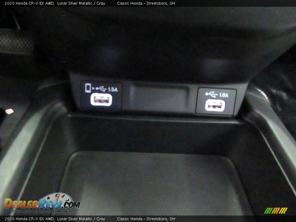 2020 Honda CR-V EX AWD Lunar Silver Metallic / Gray Photo #35