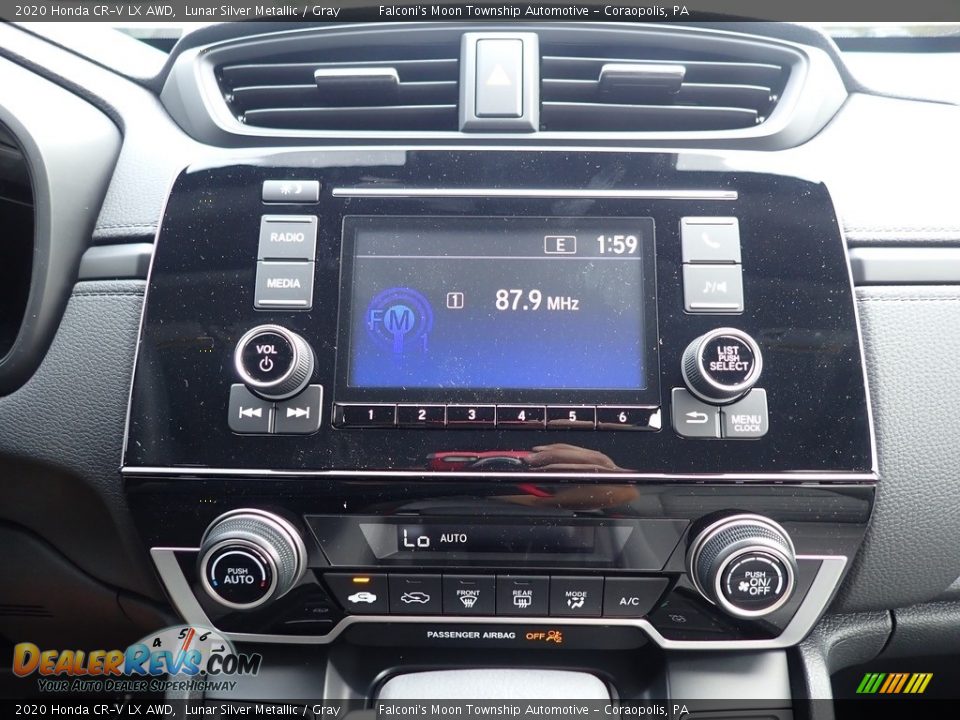 2020 Honda CR-V LX AWD Lunar Silver Metallic / Gray Photo #14