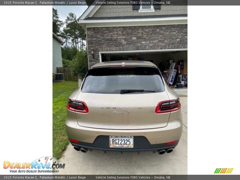 2015 Porsche Macan S Palladium Metallic / Luxor Beige Photo #11