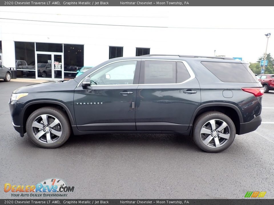 2020 Chevrolet Traverse LT AWD Graphite Metallic / Jet Black Photo #3