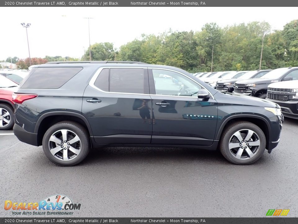 2020 Chevrolet Traverse LT AWD Graphite Metallic / Jet Black Photo #7