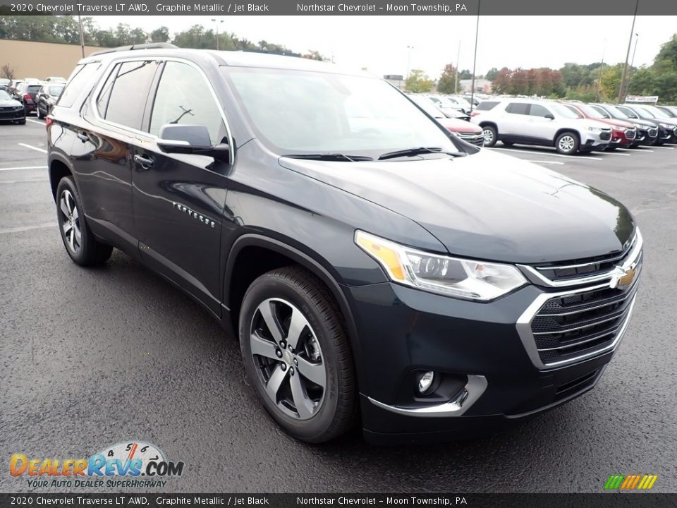 2020 Chevrolet Traverse LT AWD Graphite Metallic / Jet Black Photo #8