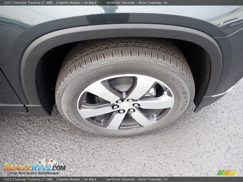 2020 Chevrolet Traverse LT AWD Graphite Metallic / Jet Black Photo #9