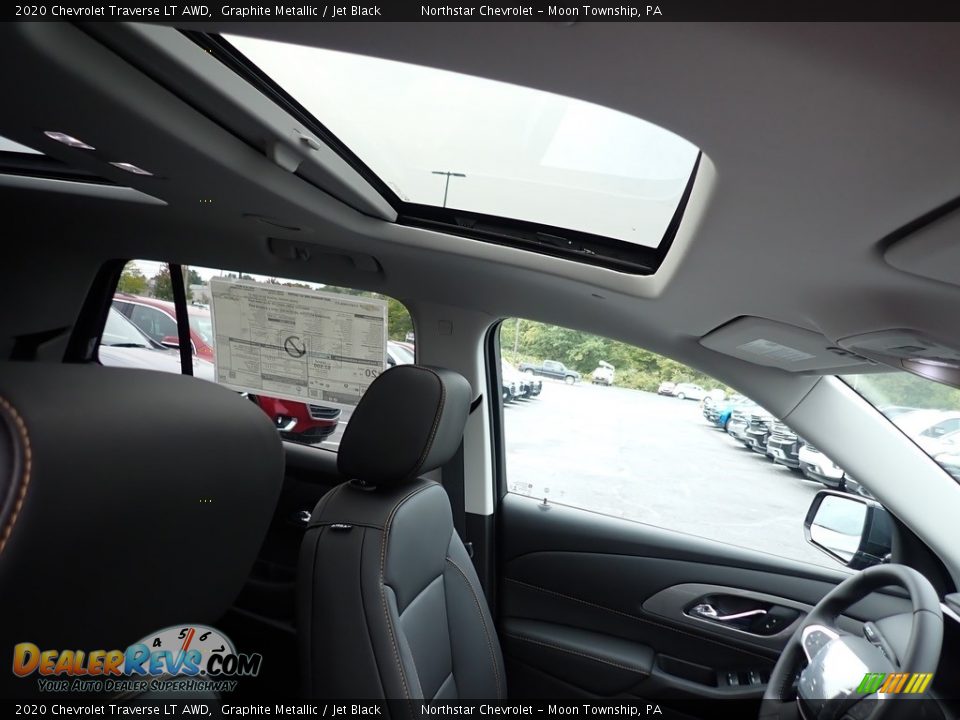 2020 Chevrolet Traverse LT AWD Graphite Metallic / Jet Black Photo #12