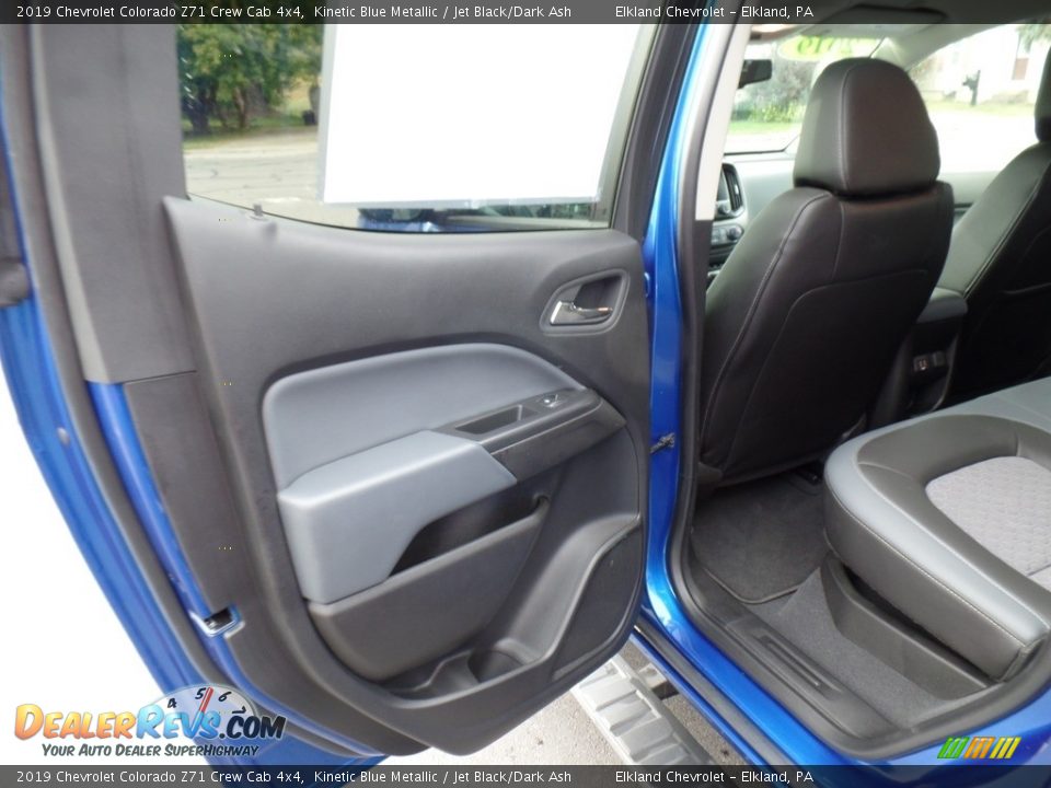 2019 Chevrolet Colorado Z71 Crew Cab 4x4 Kinetic Blue Metallic / Jet Black/Dark Ash Photo #36