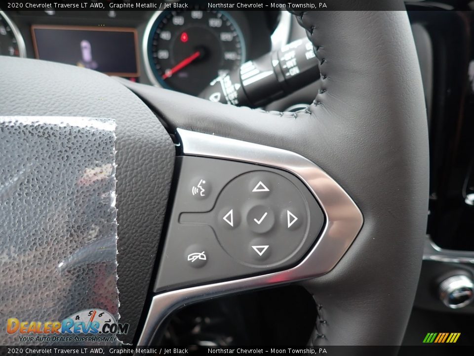 2020 Chevrolet Traverse LT AWD Graphite Metallic / Jet Black Photo #19