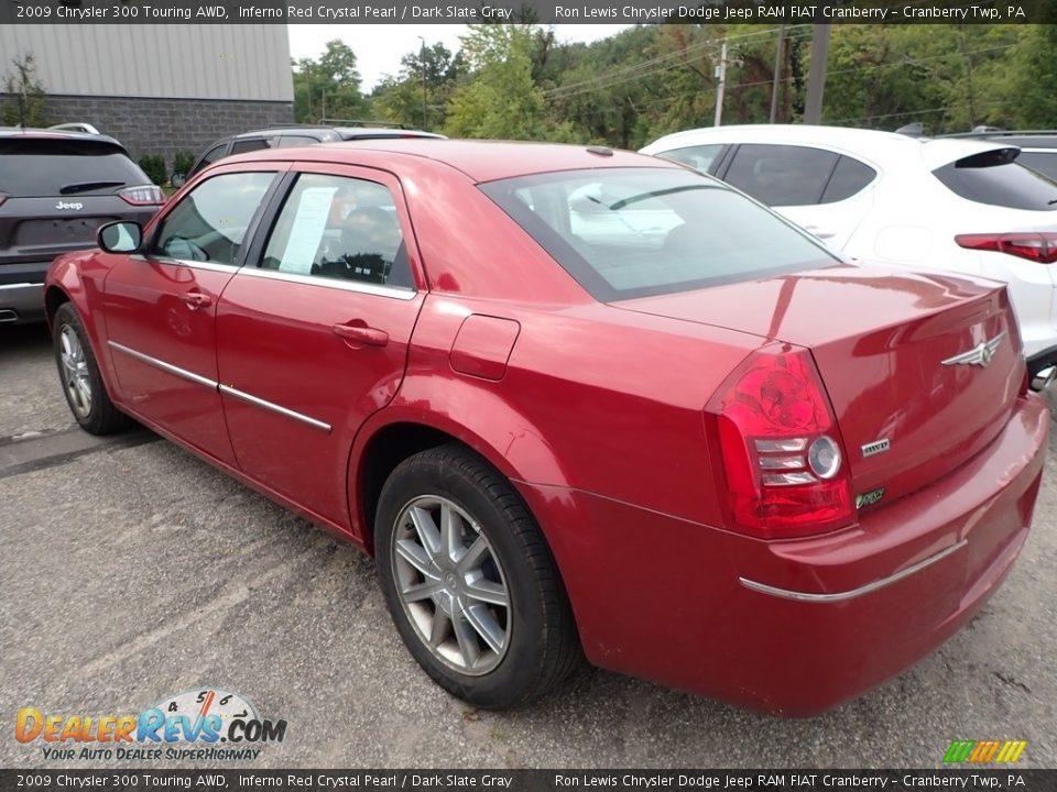 Inferno Red Crystal Pearl 2009 Chrysler 300 Touring AWD Photo #4