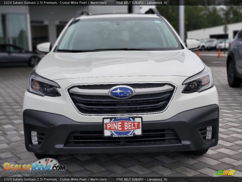 2020 Subaru Outback 2.5i Premium Crystal White Pearl / Warm Ivory Photo #3