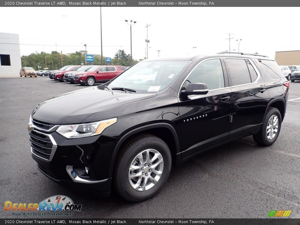 2020 Chevrolet Traverse LT AWD Mosaic Black Metallic / Jet Black Photo #1