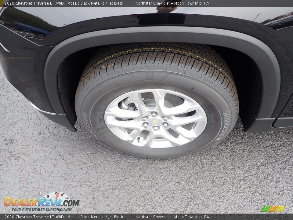 2020 Chevrolet Traverse LT AWD Mosaic Black Metallic / Jet Black Photo #2