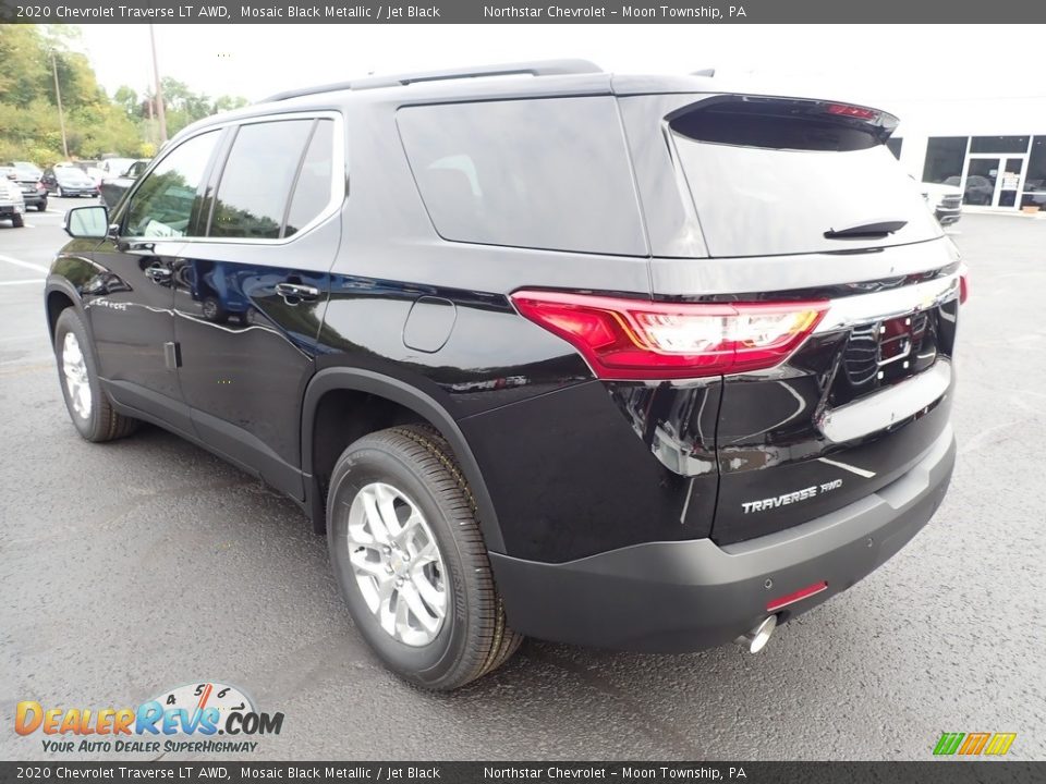 2020 Chevrolet Traverse LT AWD Mosaic Black Metallic / Jet Black Photo #4