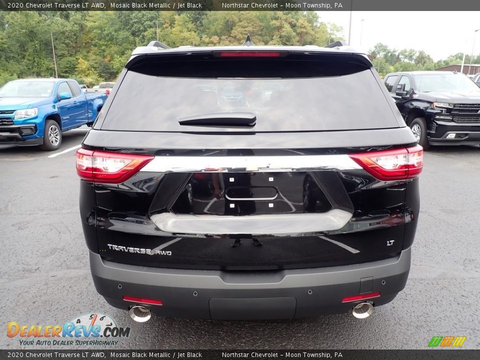 2020 Chevrolet Traverse LT AWD Mosaic Black Metallic / Jet Black Photo #5