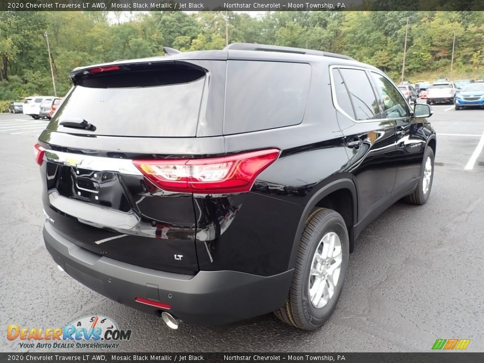2020 Chevrolet Traverse LT AWD Mosaic Black Metallic / Jet Black Photo #6