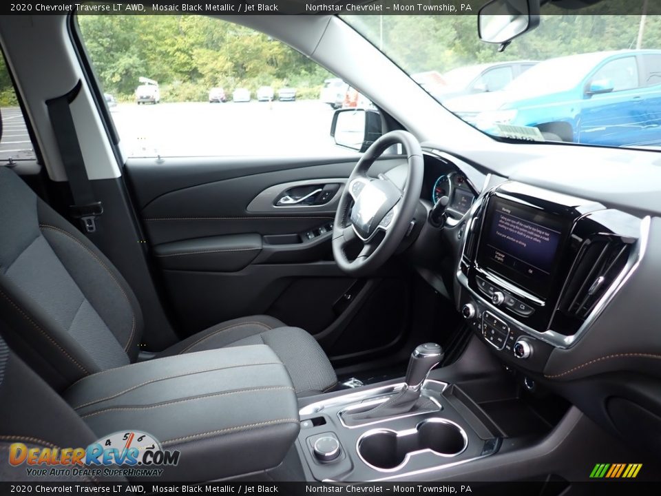 2020 Chevrolet Traverse LT AWD Mosaic Black Metallic / Jet Black Photo #11