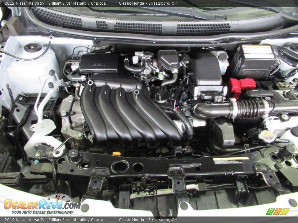 2019 Nissan Versa SV Brilliant Silver Metallic / Charcoal Photo #13