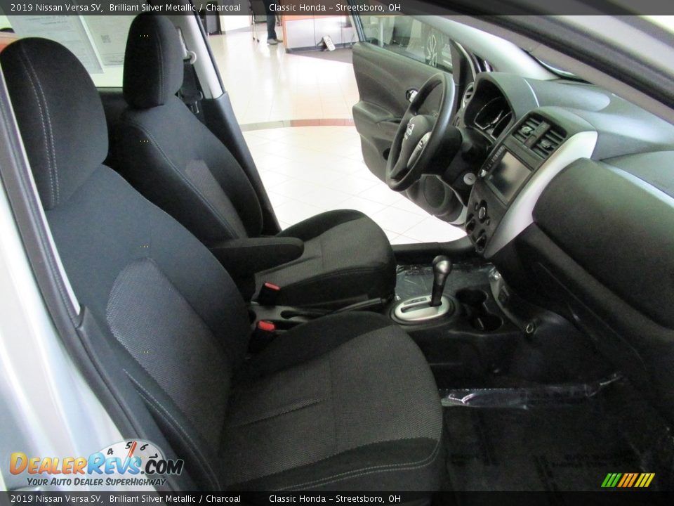 2019 Nissan Versa SV Brilliant Silver Metallic / Charcoal Photo #16