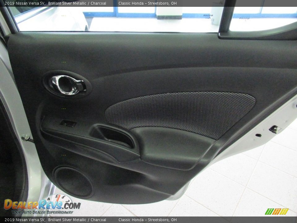 2019 Nissan Versa SV Brilliant Silver Metallic / Charcoal Photo #17