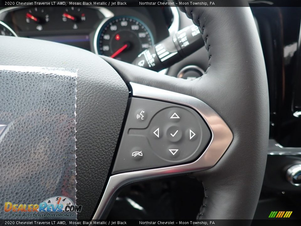 2020 Chevrolet Traverse LT AWD Mosaic Black Metallic / Jet Black Photo #19