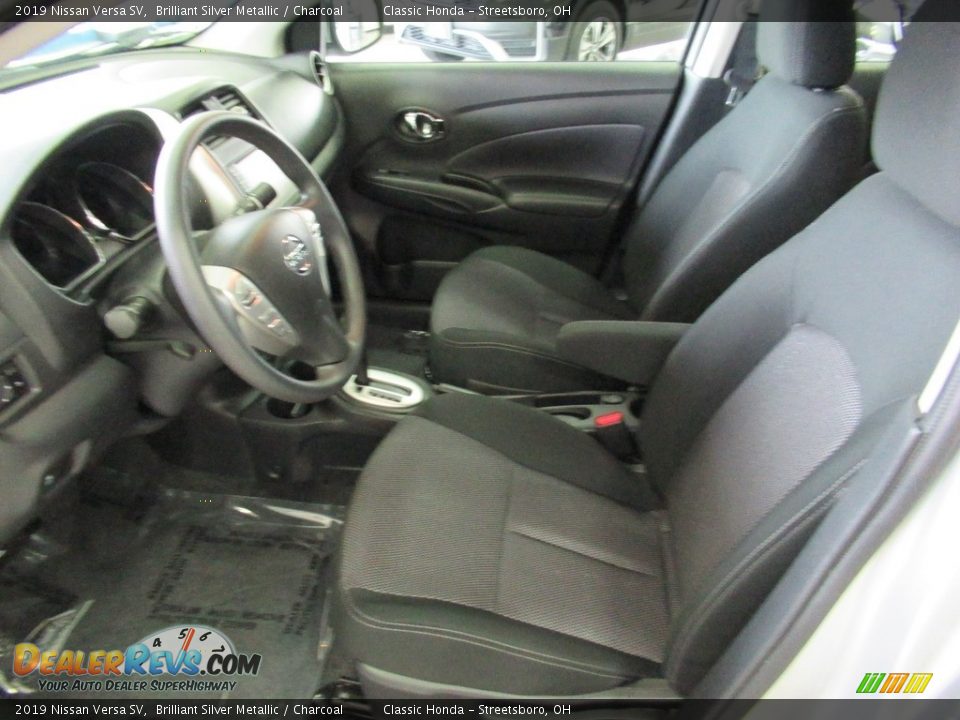 2019 Nissan Versa SV Brilliant Silver Metallic / Charcoal Photo #27