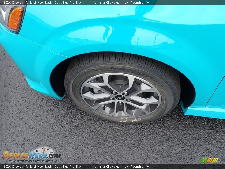 2020 Chevrolet Sonic LT Hatchback Oasis Blue / Jet Black Photo #2
