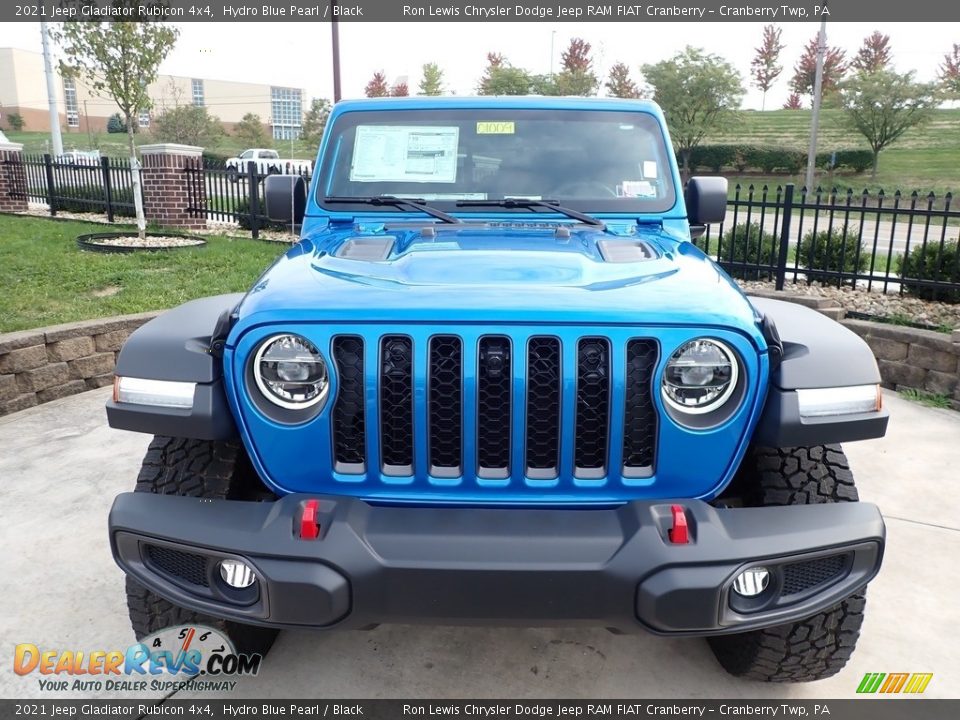 Hydro Blue Pearl 2021 Jeep Gladiator Rubicon 4x4 Photo #2