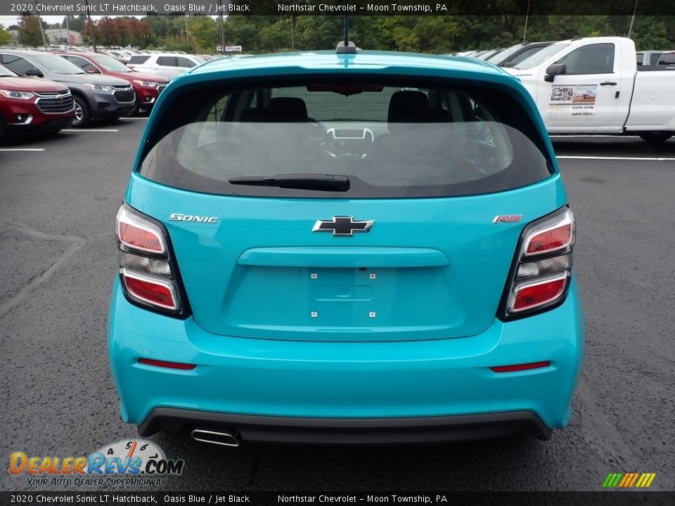 2020 Chevrolet Sonic LT Hatchback Oasis Blue / Jet Black Photo #5