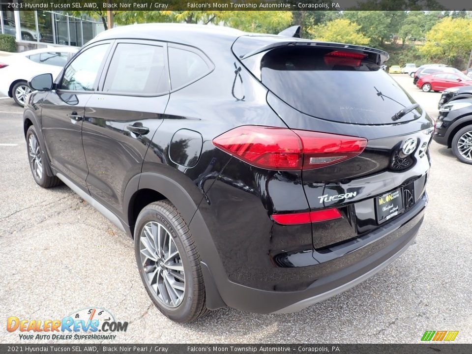 2021 Hyundai Tucson SEL AWD Black Noir Pearl / Gray Photo #6