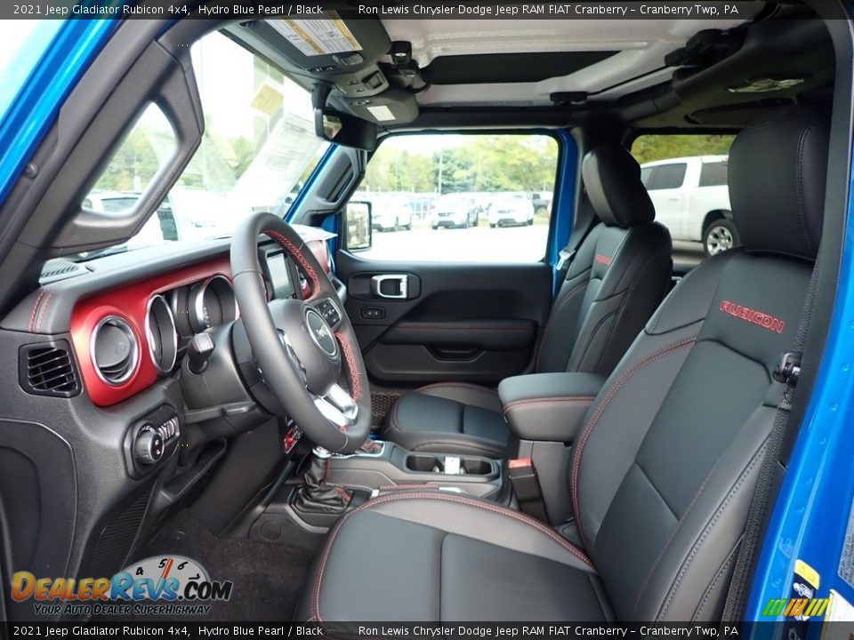 Black Interior - 2021 Jeep Gladiator Rubicon 4x4 Photo #11