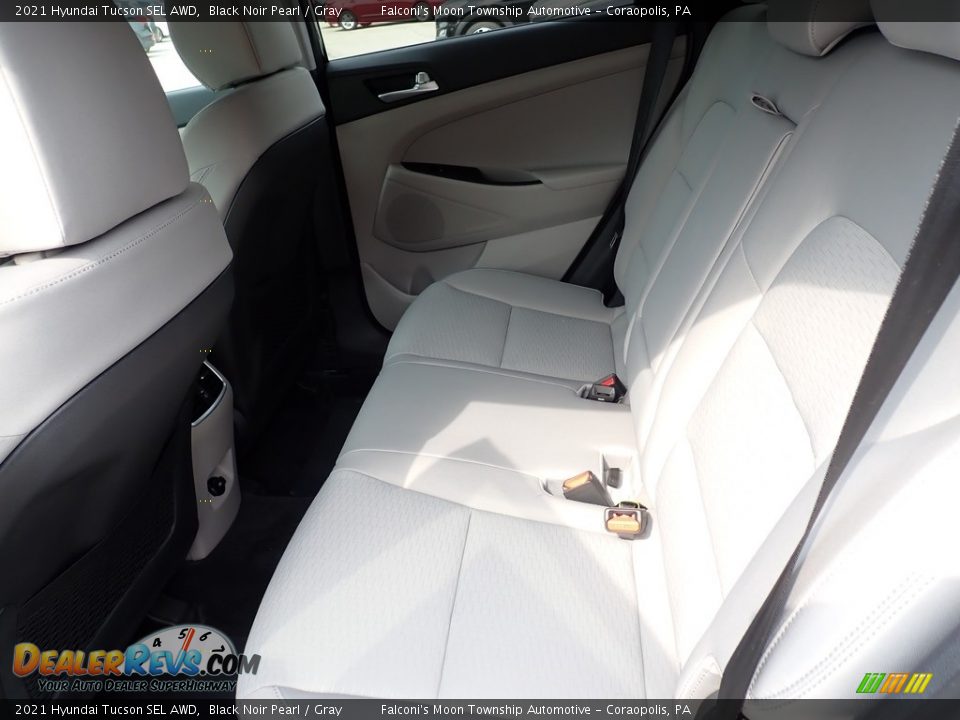 2021 Hyundai Tucson SEL AWD Black Noir Pearl / Gray Photo #8