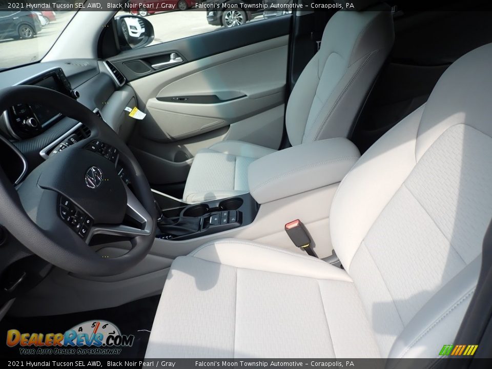 2021 Hyundai Tucson SEL AWD Black Noir Pearl / Gray Photo #10