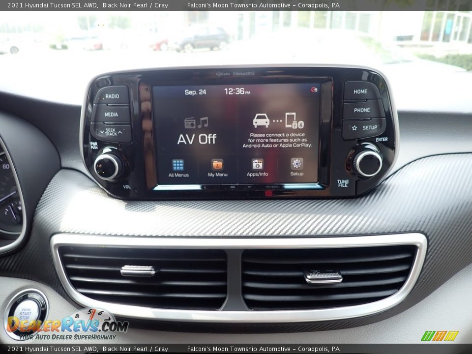 2021 Hyundai Tucson SEL AWD Black Noir Pearl / Gray Photo #13