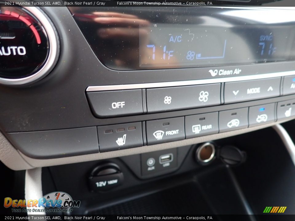 2021 Hyundai Tucson SEL AWD Black Noir Pearl / Gray Photo #15
