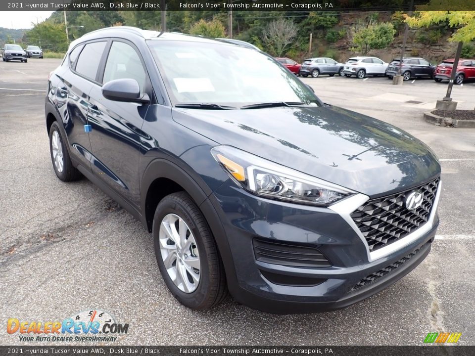 2021 Hyundai Tucson Value AWD Dusk Blue / Black Photo #3