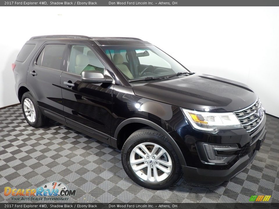 2017 Ford Explorer 4WD Shadow Black / Ebony Black Photo #2