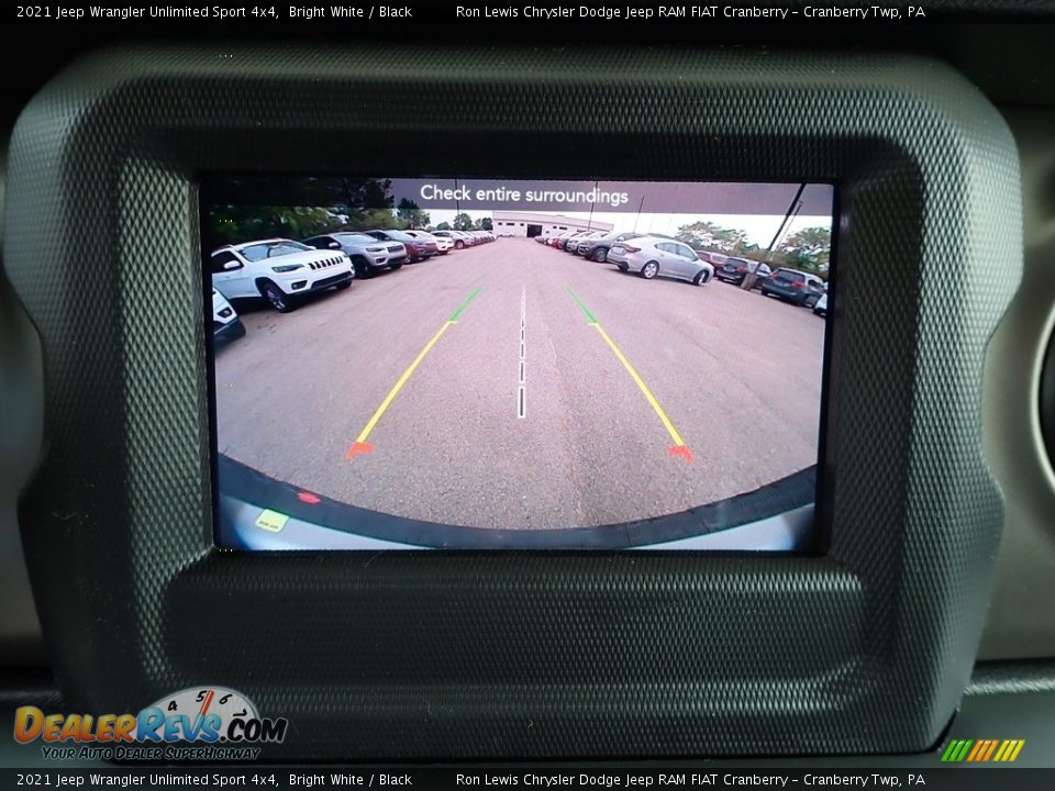 2021 Jeep Wrangler Unlimited Sport 4x4 Bright White / Black Photo #17
