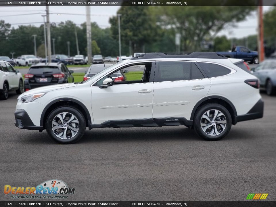 2020 Subaru Outback 2.5i Limited Crystal White Pearl / Slate Black Photo #4