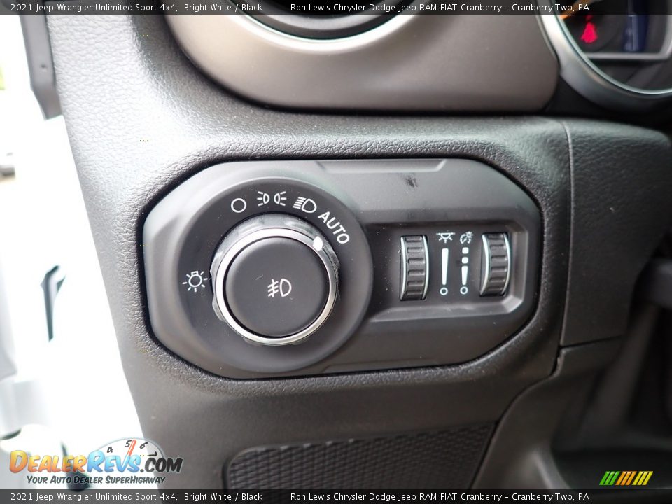 2021 Jeep Wrangler Unlimited Sport 4x4 Bright White / Black Photo #19