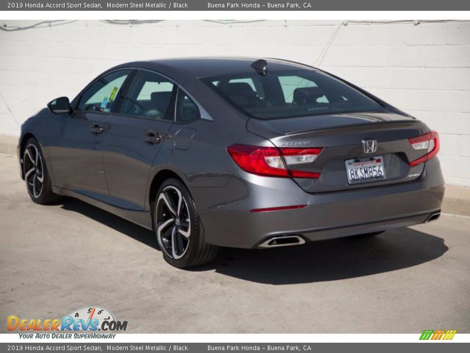 2019 Honda Accord Sport Sedan Modern Steel Metallic / Black Photo #2