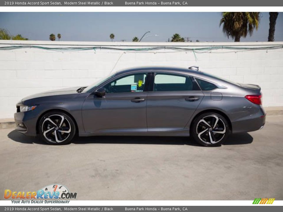 2019 Honda Accord Sport Sedan Modern Steel Metallic / Black Photo #8