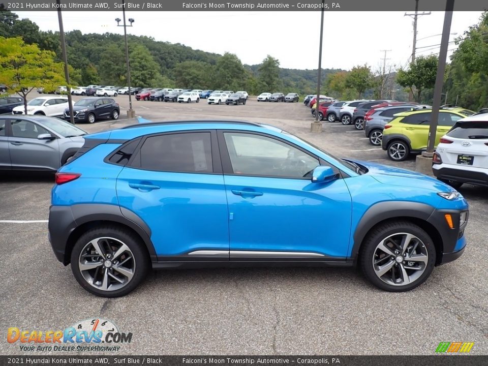 Surf Blue 2021 Hyundai Kona Ultimate AWD Photo #1
