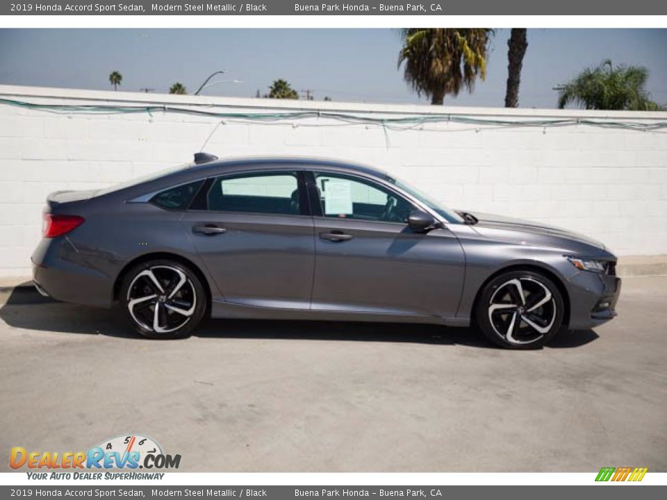 2019 Honda Accord Sport Sedan Modern Steel Metallic / Black Photo #12