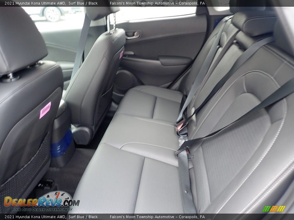 Rear Seat of 2021 Hyundai Kona Ultimate AWD Photo #8