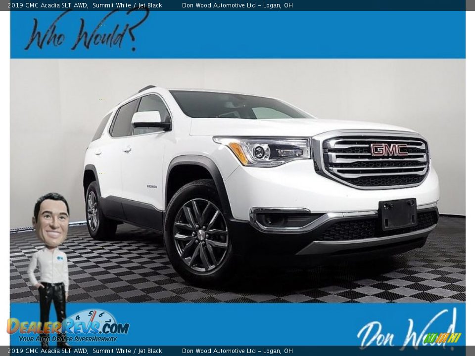 2019 GMC Acadia SLT AWD Summit White / Jet Black Photo #1